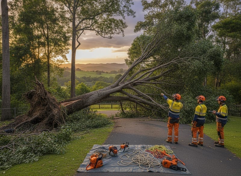 Emergency Tree Removal performed by Port Macquarie Arborist in the Port Macquarie